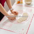 Atacado Superior qualidade Silicone Mat com impressão personalizada Silicone Pastry Mat Mat Silicone Com Medidas